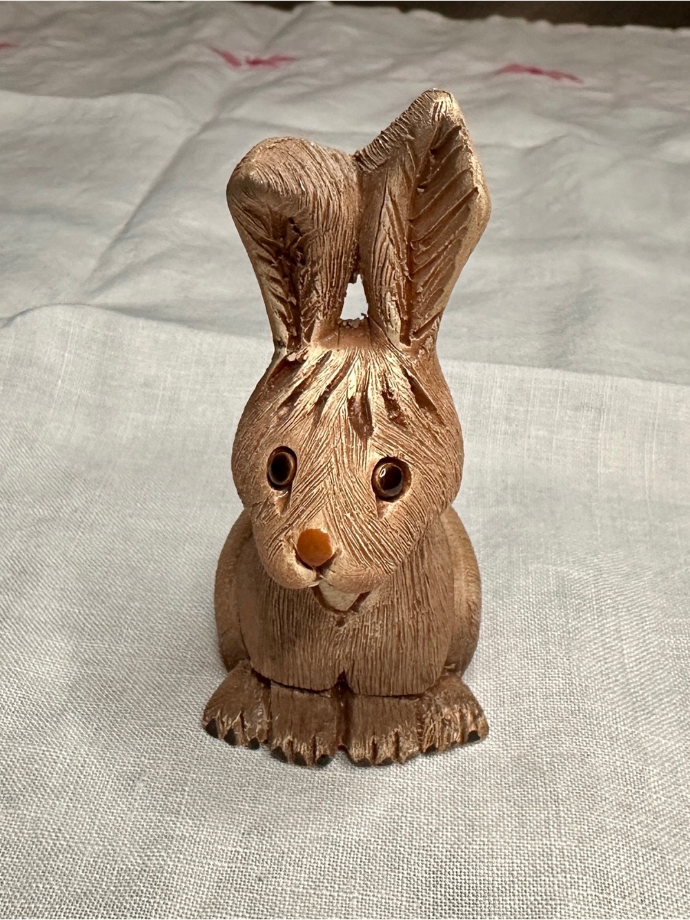Vintage Artesania Rinconada #100 Rabbit Hare Figurine Uruguay Retired
